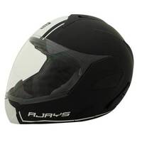 Rjays Tourtech III Matte Black White Helmet - White - X-Small - Adult 