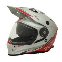 #RJ DAKAR II HL GLOSS SILVER/R