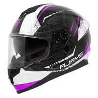 Rjays Dominator II Strike White Pink Helmet