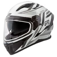 Rjays Apex III Ignite White Black Helmet