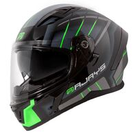 Rjays Apex III Switch Black Grey Green Helmet