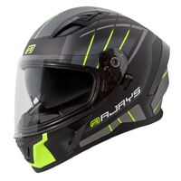 Rjays Apex III Switch Matte Black Grey Yellow Helmet