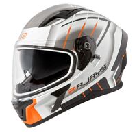 Rjays Apex III Switch White Grey Orange Helmet