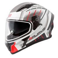Rjays Apex III Switch White Grey Red Helmet