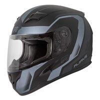 Rjays Grid Matte Black Grey Helmet