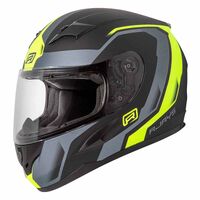 Rjays Grid Black Hi Viz Helmet