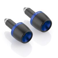 Rizoma 2 Conical Bar-Ends - Arctic Blue