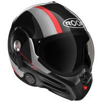 Roof Desmo Ram Helmet - Black/Red/Silver