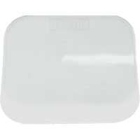RACE NUMBER PLATE WHITE