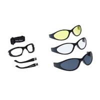 Ugly Fish Slim Goggles 3 Pack - Matte Black