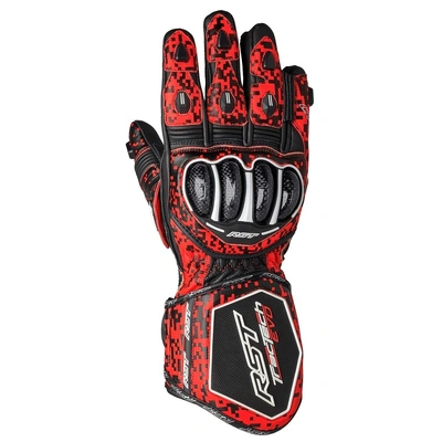 RST Tractech Evo-4 CE Race Glove - Fluro Red