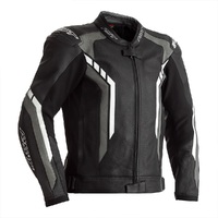 RST Axis CE Sport Leather Jacket - Black/Gunmetal