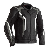 RST Axis CE Sport Leather Gunmetal Jacket - Black/Gunmetal