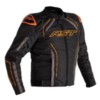 RST S-1 CE Sport Waterproof Jacket - Black/Fluro Orange
