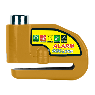 Lok-Up Alarm Lock 5.5mm 110db (Reminder Cable Not Included) #4017-1Y - Yellow