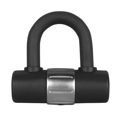 Lok-Up U Lock Padlock/Disc Lock (Remind Cable Not Included) #1015 - Black/Silver
