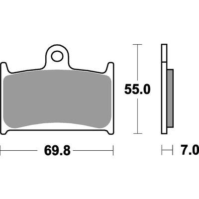 SBS 714Hs Front Pads - Sinter Street