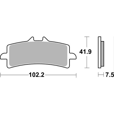 SBS 841Dc Front Pads - Dual Carbon Race (Race Use Only)