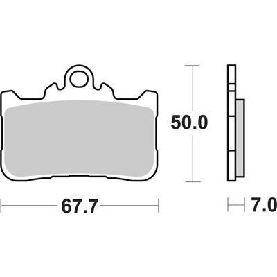 SBS 994HS Front Brake Pads (Sinter Street)