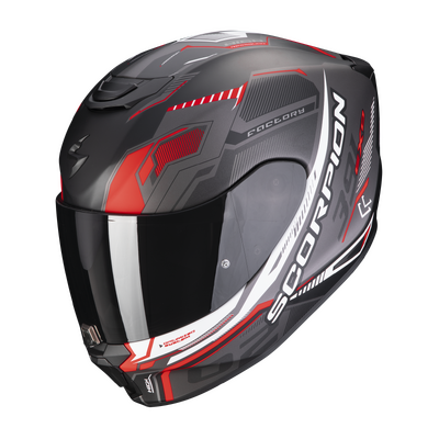 ScorpionExo Exo-391 Haut Helmet - Matte Black/Silver/Red