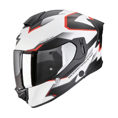 ScorpionEXO Exo-530 Air Clip Helmet - White/Black/Red