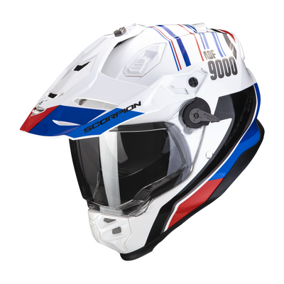 ScorpionExo ADF-9000 Air Desert Helmet - White/Blue/Red