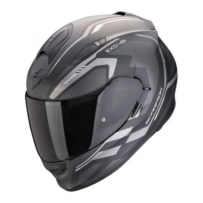 ScorpionExo Exo-491 Kripta Full Face Helmet - Matte Black/Silver
