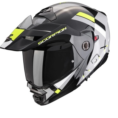 ScorpionExo ADX-2 Galane Adventure Helmet - Grey/Black/Neon Yellow