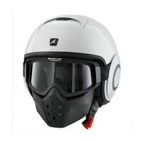 Shark Raw Blank Helmet - White