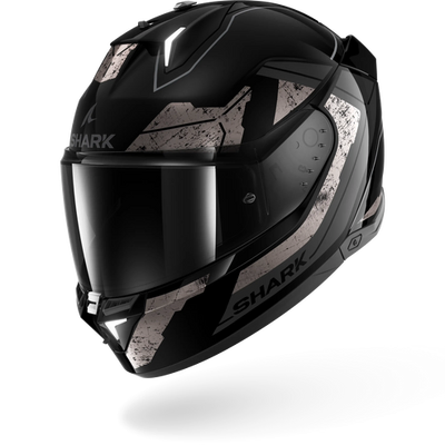 SHARK Skwal I3 Rhad Helmet - Black/Chrome Anthracite