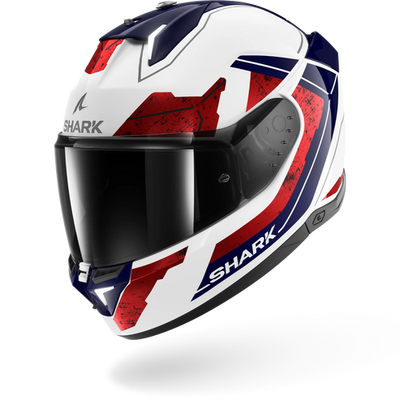 SHARK Skwal I3 Rhad Helmet - White/Chrome Red
