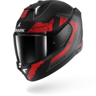 SHARK Skwal I3 Rhad Helmet - Matte Black/Chrome Red