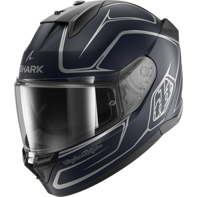 SHARK D-Skwal 3 Drone Full Face Helmet - Matte Blue/Silver