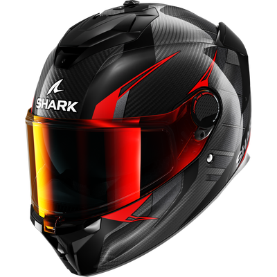 SHARK Spartan GT Pro Kultram Carbon Full Face Helmet - Black/Red