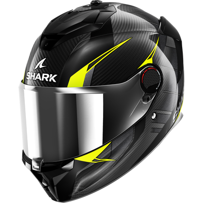 SHARK Spartan GT Pro Kultram Carbon Full Face Helmet - Black/Yellow