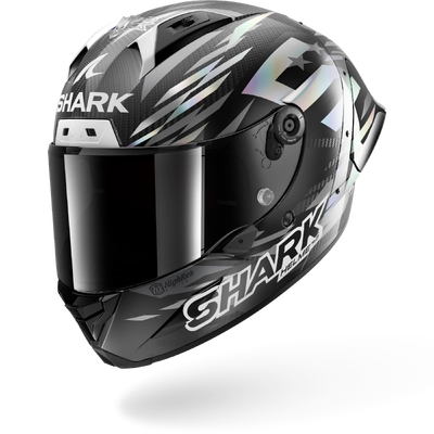 Shark Aeron-GP FIM Racing #2 Replica Zarco Winter Test 26 Helmet - Anthracite Chrome