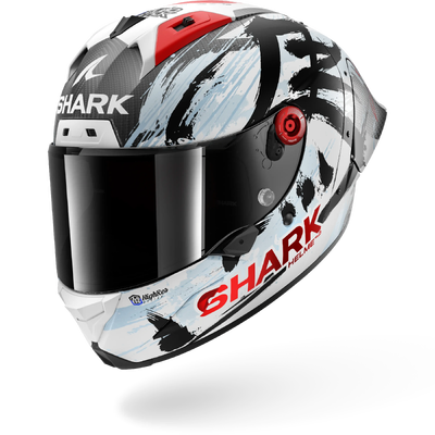 Shark Aeron-GP FIM Racing #2 Replica Zarco Suzuka 26 Matte Helmet - Carbon White Black