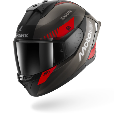 Shark Skwal Cup Moto GP Helmet - Black Anthracite Red