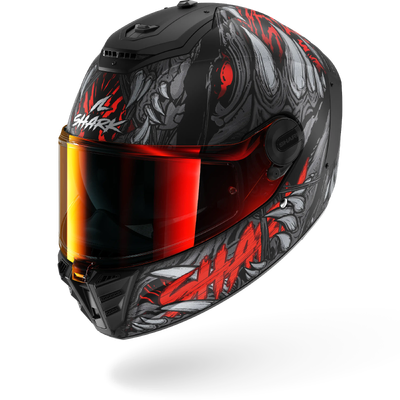 Spartan RS Shaytan Full Face Helmet - Matte Black/Red/Anthracite