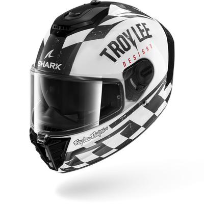 SHARK Spartan RS Raceshop TLD Helmet - White/Black/Red