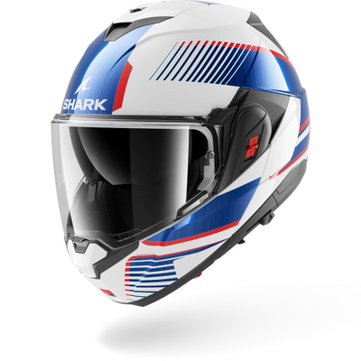 SHARK OXO Sikter Helmet - White/Chrome Blue
