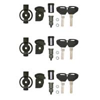 Givi Triple Pack Security Lock Set - Barrels And Keys