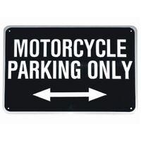 MCS MOTORCYCLE PARKING SIGN
