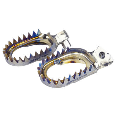 SCAR Titanium Anti mud Footpegs Yamaha YZF450 2023