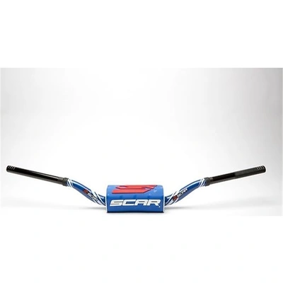 Scar O2 Handlebar - Mcgrath/Short Style - KTM - Blue/Blue - 1-1/8"