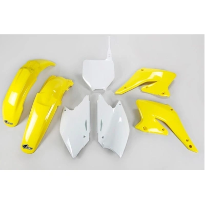 UFO Suzuki Plastics Kit - RMZ250 04-06 - OEM