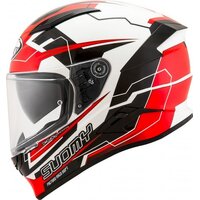 Suomy Speedstar Camshaft Helmet - Black/White/Red
