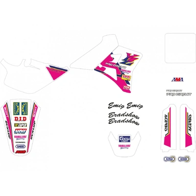 Tecnosel Decals Replica Yamaha Usa Yz 125 250 90-92