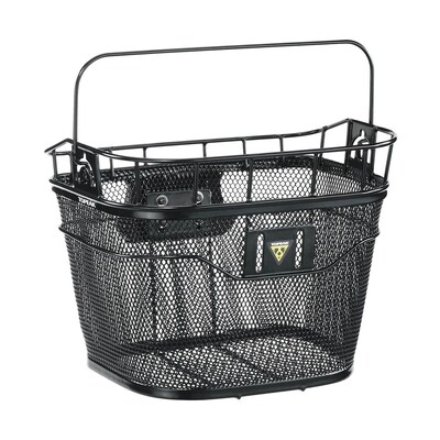 TOPEAK BASKET FRONT WITH FIXER 3 BLK