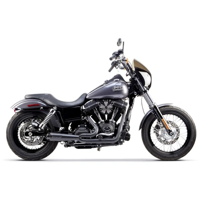 Two Brothers Racing Carbon Tip Full System for Harley-Davidson Dyna '06-17 - Black